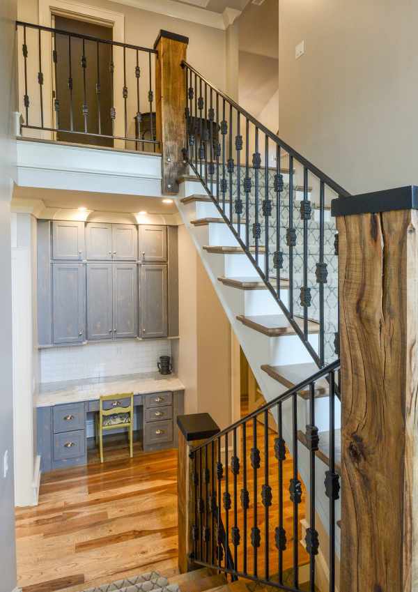 Wrought Iron Railing in Louisville, Ky., built and designed by Louisville Iron Works. 